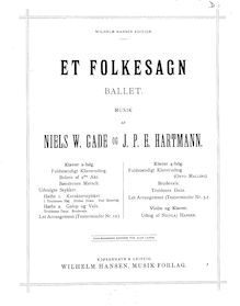 Partition complète, piano transcription, Et Folkesagn
