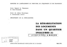 La réhabilitation des logements dans un quartier insalubre. "La Croix de pierre" à Rouen. : 2419_1