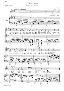 Partition complète (scan), 6 chansons, Op.71, Mendelssohn, Felix