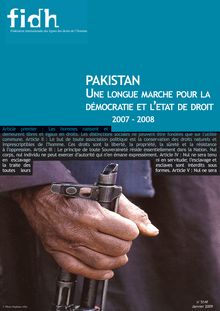 Pakistan / Une longue marche pour la démocratie - FIDH