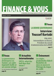 Finance&Vous n°8 - Juin 2012