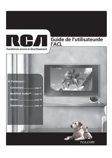 Notice TV LCD RCA  L26W11