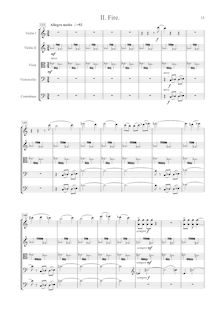 Partition , partie II, corde quatuor No.2, The 4 Elements, Zwaag, Wim