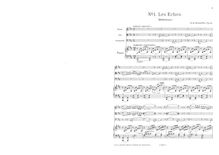 Partition complète et parties, 3 Pièces en quatuor, Op.64