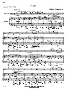 Partition complète et , partie, violoncelle Sonata, G minor