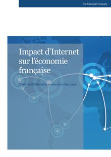 Impact de l Internet sur l économie en France