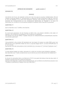Les annales 2005 - EPREUVE N°3 - Dossier n°9