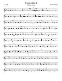 Partition ténor viole de gambe 2, octave aigu clef, Gradualia I