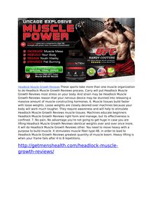 Headlock Muscle Growth ReviewsThese sports take more than one muscle organization