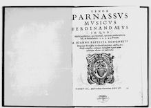 Partition ténor, Parnassus Musicus Ferdinandaeus, Various