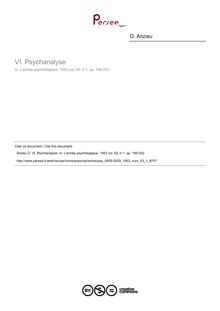 Psychanalyse - compte-rendu ; n°1 ; vol.53, pg 195-202