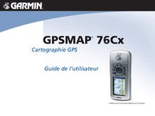 Notice GPS Garmin  GPSMAP 76Cx