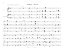 Partition , Adagio e Staccato, Water Music, HWV 348-350, Wassermusik ; The Celebrated Water-Musick
