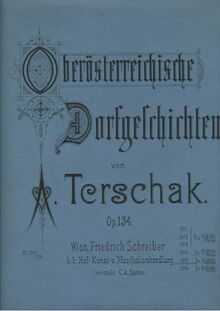 Partition Color Title Page, Oberösterreichische Dorfgeschichten