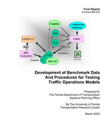 Development of Benchmark Data And Procedures for Testing ...