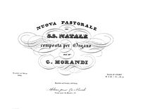 Partition complète, Nuova Pastorale pel SS. Natale, Nuova Pastorale pel SS. Natale composta per Organo