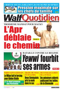 Walf Quotidien n°9084 - du mercredi 6 juillet 2022