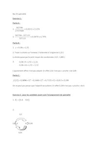 Bac ES session 2012 Maths spe Corrige