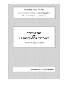 Statistique sur la profession d avocat