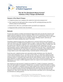 Revised Benchmark Report Rationale 2005