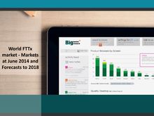 World FTTx Market - Markets at June 2014 and Forecasts to 2018