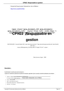 CPN22 Responsable en gestion