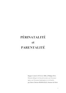 Périnatalité et parentalité