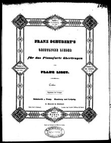 Partition Himmelsfunken (S.562/2), Franz Schuberts geistliche chansons