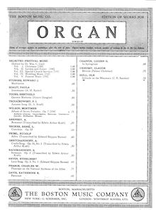 Partition orgue score, Sæterjentens Søndag, The Herdgirl s Sunday