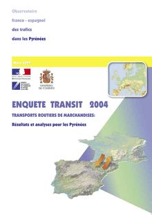 Observatoire franco-espagnol des trafics dans les Pyrénées : document n° 6 (Données 2009).- décembre 2011. : 2004_3_1