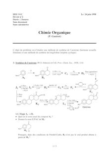 HEI chimie organique 1998 chimie final