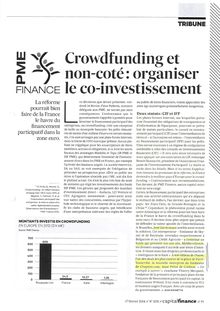 Crowdfunding et non-coté : organiser le co-investissement