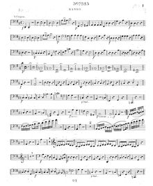 Partition violoncelle, corde quatuor, Quatuor pour deux violons, alto et basse