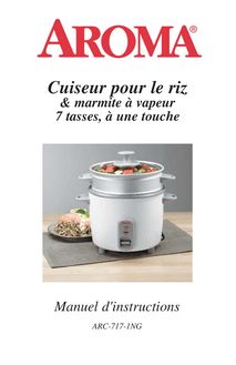 Notice Rice Cooker Aroma  ARC-717-1NG