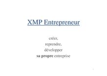 Pr-sentation XMP Entrepreneur[2]