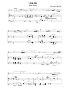 Partition complète, Sonata No.4, Sanchis, Salvador
