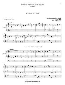 Partition Nos. 13-24, 3-, partie études, Practical orgue School
