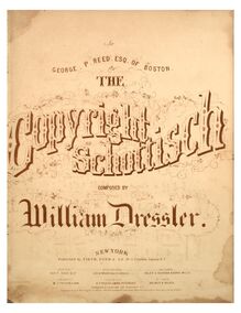 Partition complète, pour Copyright Schottisch, E♭ major, Dressler, William