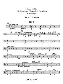 Partition Trombone 1, 2, 3 (basse), chansons of a Wayfarer, Songs of a Travelling Journeyman