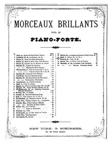 Partition No.1: Bolero, 2 Caprices, Op.111, Raff, Joachim