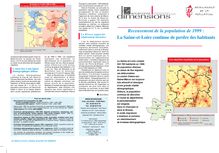 Recensement de 1999 : la Saône-et-Loire continue de perdre des habitants