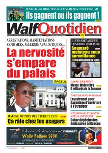 Walf Quotidien N° 9289 - Du 11 au 12 mars 2023