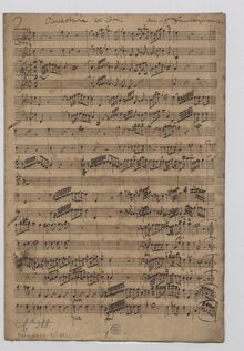 Partition complète, Ouverture en F major, F major, Graun, Johann Gottlieb