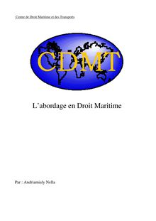 L abordage en Droit Maritime