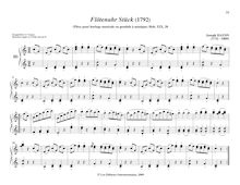 Partition No.20 en C major, pièces pour mécanique orgue, Haydn, Joseph