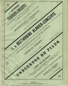 Partition Covers, Preface, Ads (color), Piano Concerto No.1, C Major