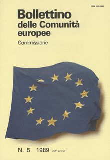 Bollettino delle Comunità europee. N. 5 1989 22° anno