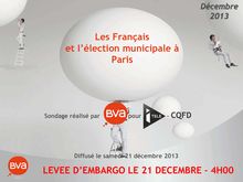 BVA : Les Français et l’élection municipale à Paris