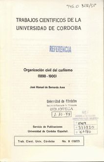Organización civil del carlismo (1890-1900)