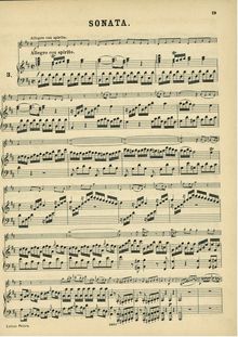 Partition de piano, violon Sonata, D major, Mozart, Wolfgang Amadeus par Wolfgang Amadeus Mozart